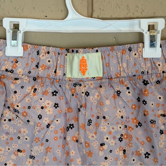 FP Movement Varsity Blues Floral Short Lined Running Athleisure Sports M - Picture 5 of 11